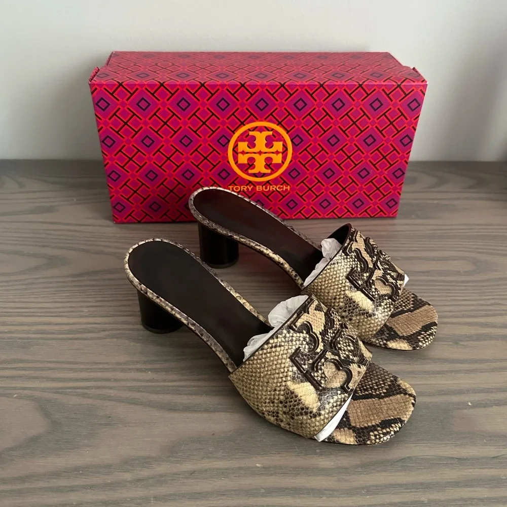 TORY BURCH INES MULE IN DESERT DUSK ROCCIA